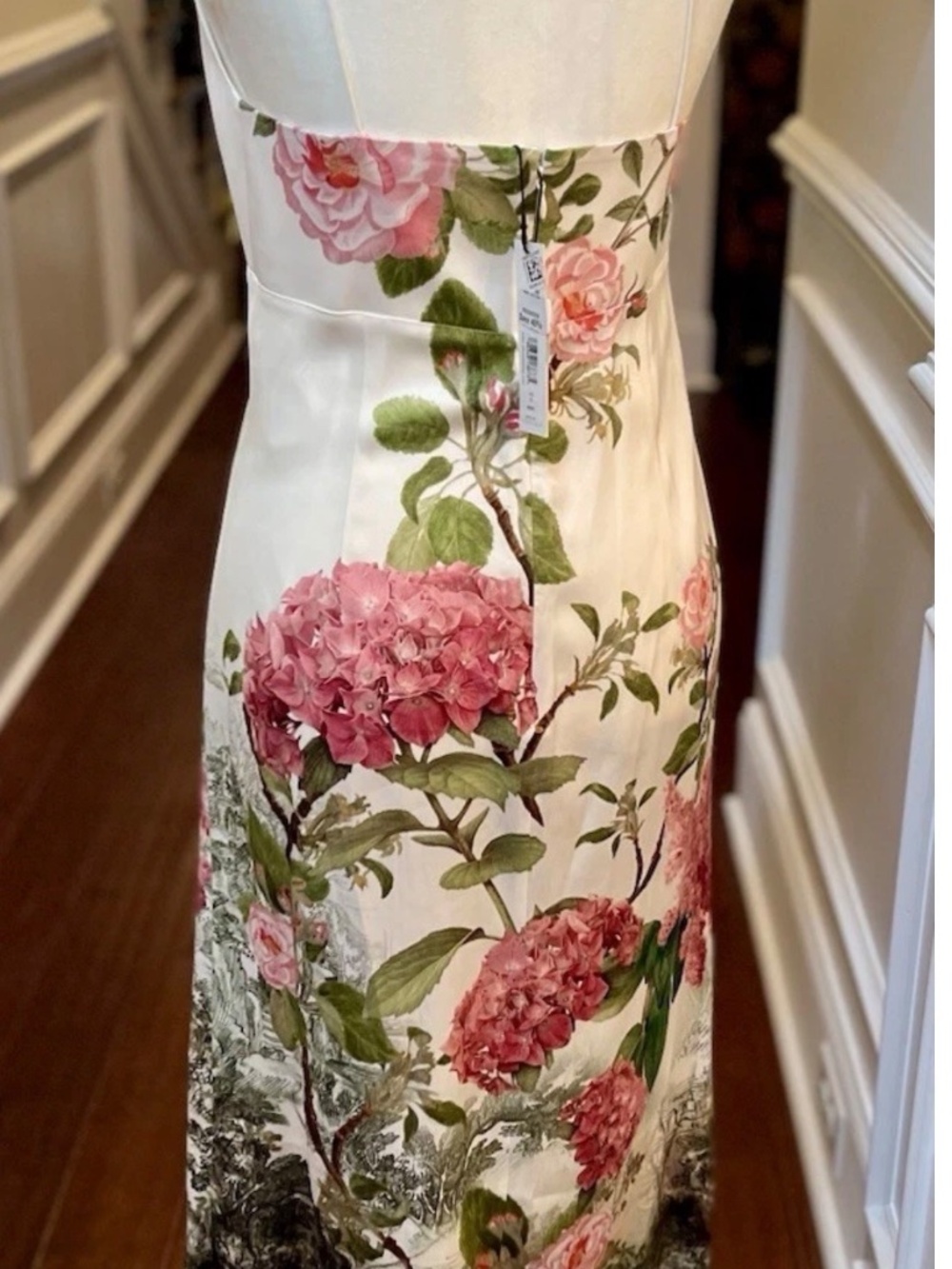 Alice & Olivia Floral Julietta Cutaway Lace MIDI Dress NWT MSRP $495 Sz 6 - Picture 12 of 16